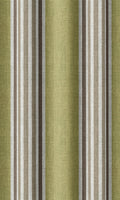 Striped Home Décor Fabric By the Metre (Chartreuse Green/ Brown)
