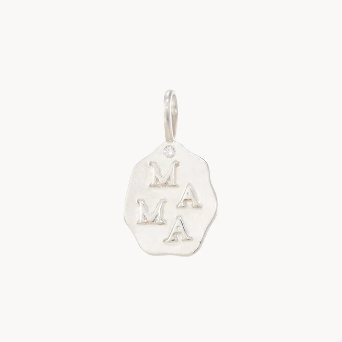 the mama charm - sterling silver