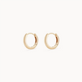 The Small Perfect Everyday Hoop in 14k yellow gold hoop