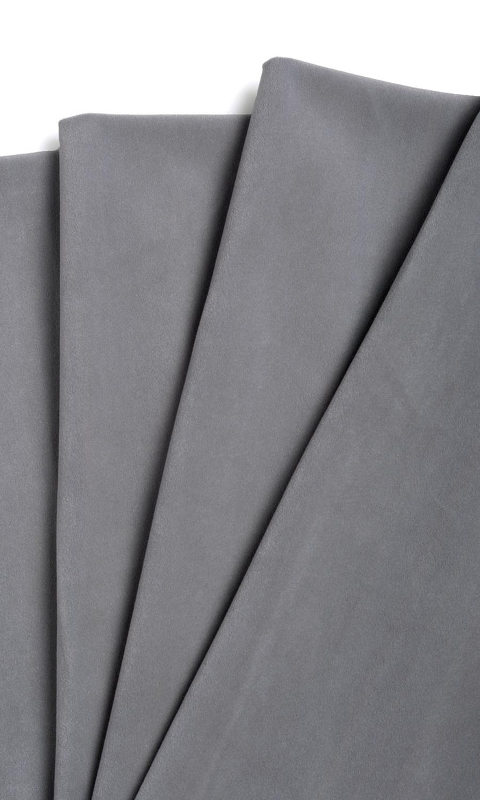 Velvet Curtains / Drapes / Window Drapery Panels (Slate Grey)
