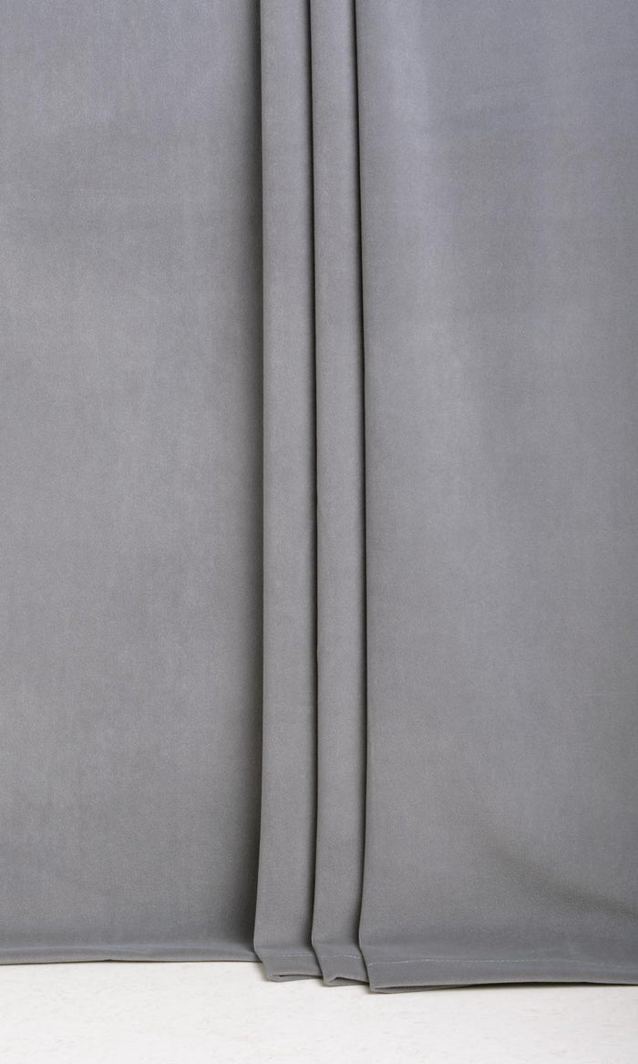 Velvet Made-to-Measure Curtains (Slate Grey)