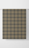 Plaid Home Décor Fabric By the Metre (Yellow & Navy Blue/Grey)
