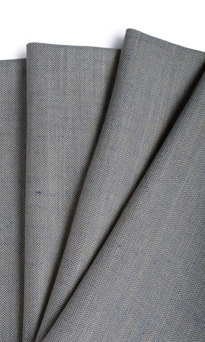 Herringbone Drapes for Living, Bedroom, Kitchen, Bathroom (Navy Blue/ Brown/ Grey)