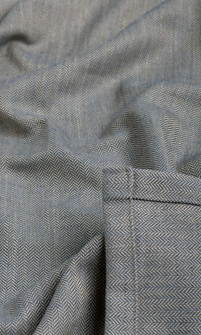 Herringbone Any Size Style Curtains (Navy Blue/ Brown/ Grey)