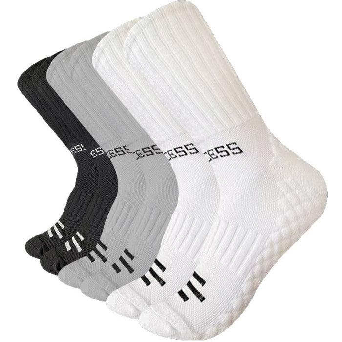 Towel-Sole Sports Socks: Sweat-Absorbing and Breathable