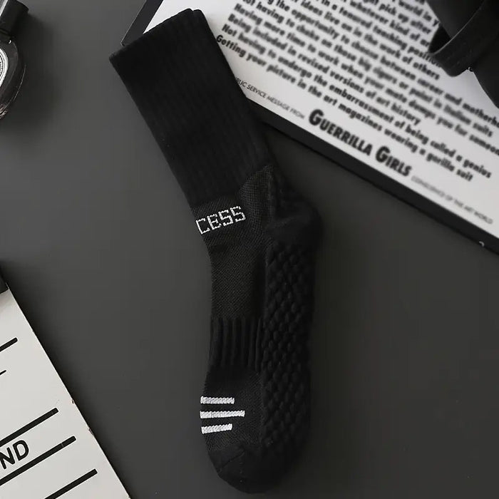 Towel-Sole Sports Socks: Sweat-Absorbing and Breathable