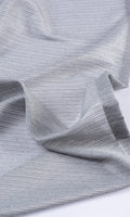 Striped Sheer Home Décor Fabric By the Metre (Silver Grey)