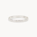 tree bark ring - sterling silver
