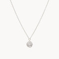 tree of life little coin pendant necklace - sterling silver