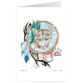 Hubert V. Billy Tribal Cat Wall Art | Native Art Canada