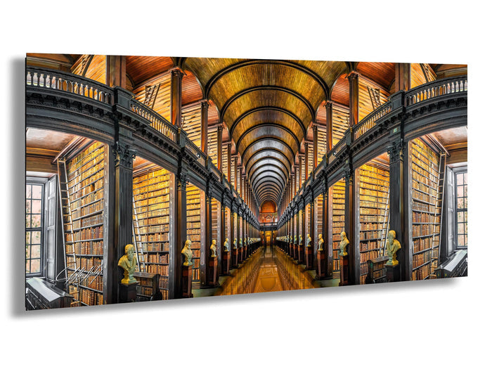 Trinity College Library wall art, Dublin Ireland travel photo, historic book room print, European architecture photography, Long Room Trinity College art, vintage library fine art, book lover gift print, academic decor photo, Trinity College wall decor, Dublin landmark photography, Trinity Long Room gallery piece