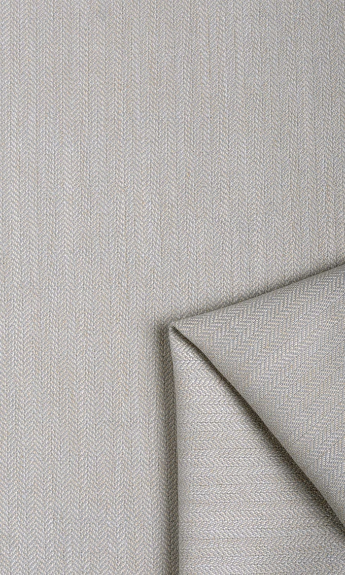 Herringbone Textured Curtains for Living, Bedroom, Kitchen, Bathroom (Pale Grey)
