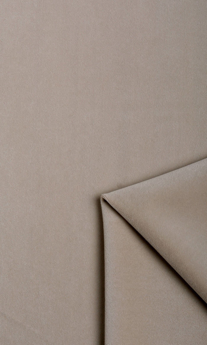 Velvet Curtain Panels for Living, Bedroom, Kitchen, Bathroom (Taupe)