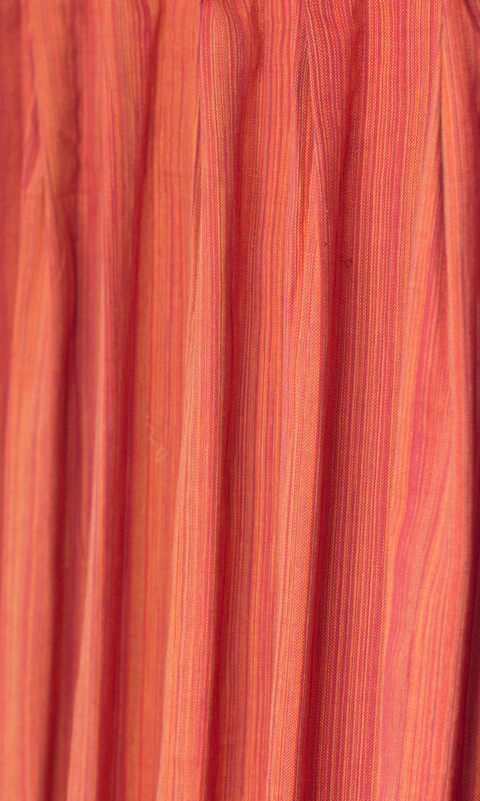 Cotton Window Treatments Fabric By the Metre (Orange)