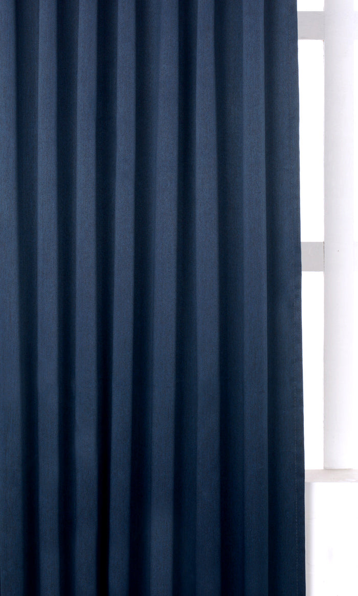 Blackout Curtain Panels for Living, Bedroom, Kitchen, Bathroom (Blue)