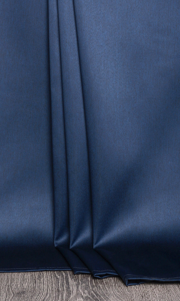 Blackout Any Size Style Curtains (Blue)