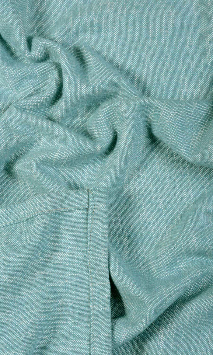 Plain Cotton Fabric Material By the Metre (Aqua Blue)