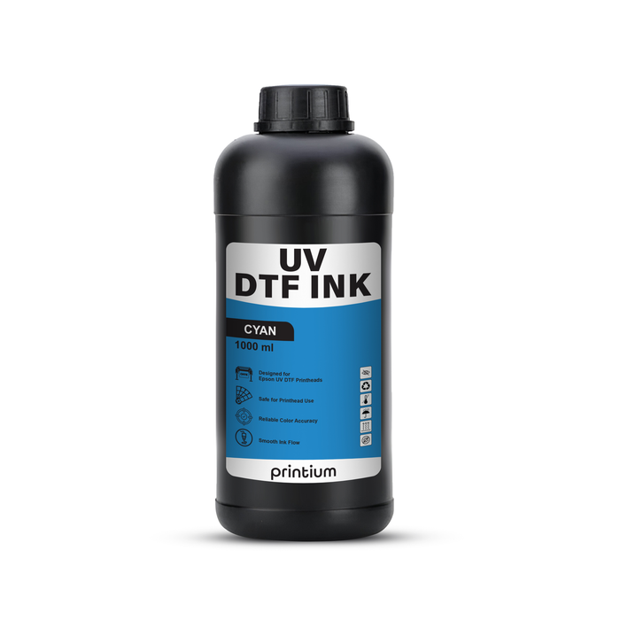 UV DTF Ink - Cyan 1 Liter