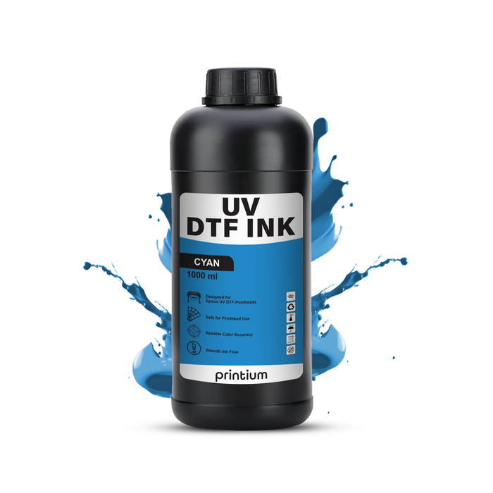 UV DTF Ink - Cyan 1 Liter