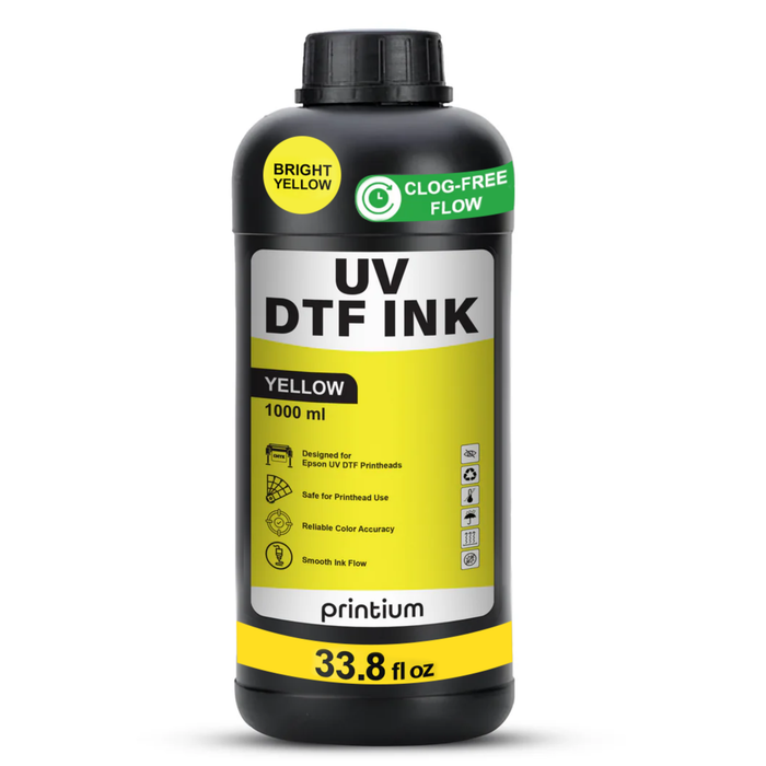 UV DTF Ink - Yellow 1 Liter