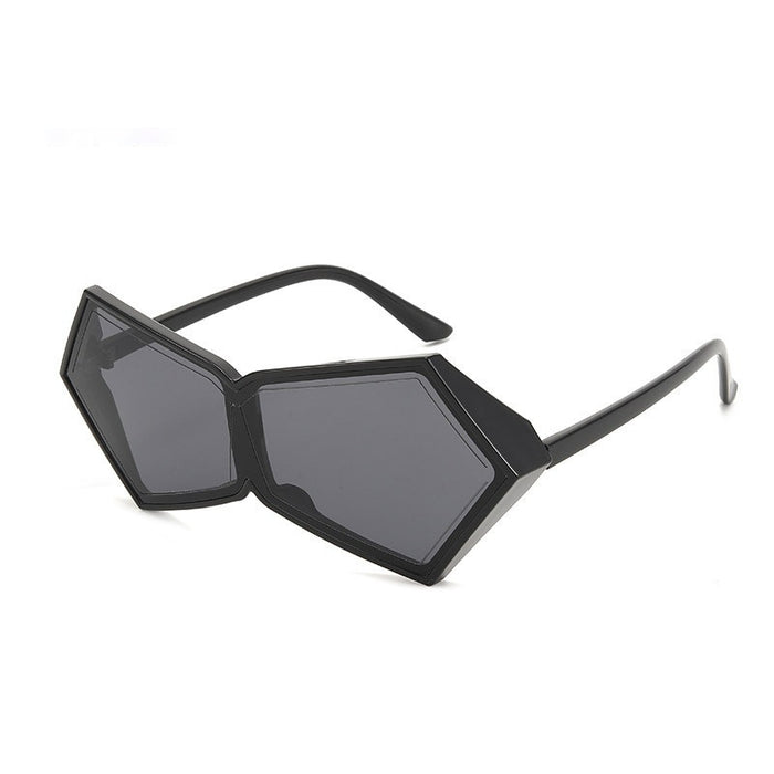 UV Protection Polygon Frame Sunglasses