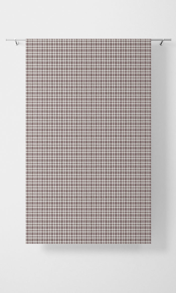 Check Patterned Fabric Material By the Metre (Plum Purple)