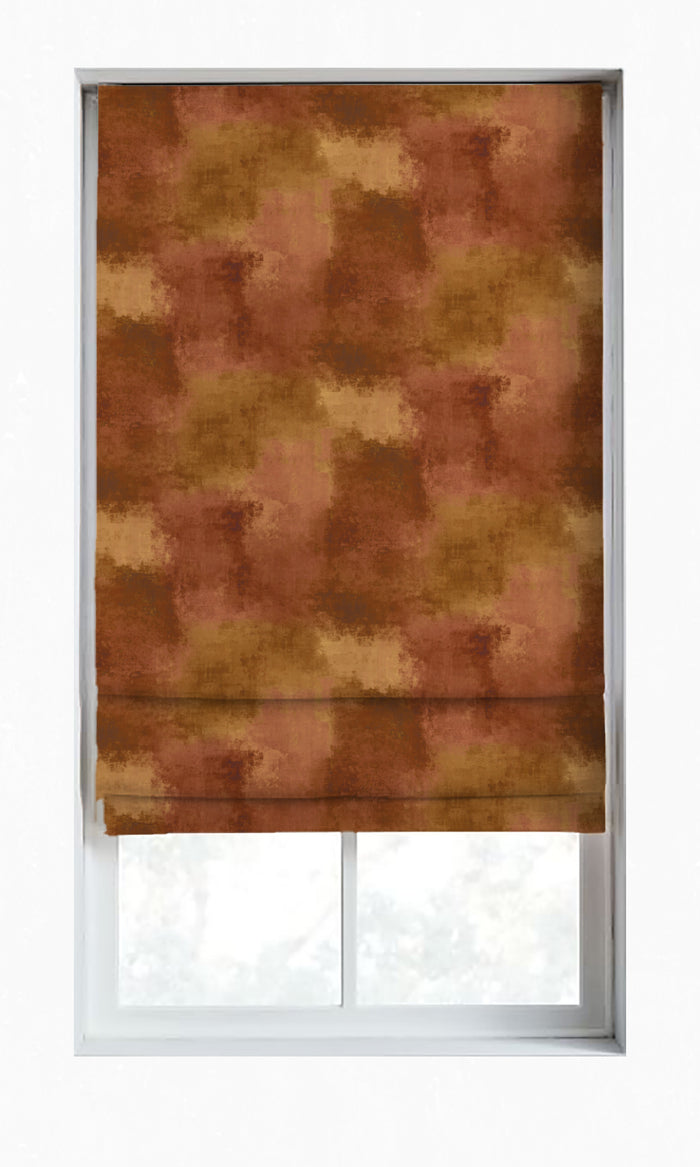 Dimout Curtains for Living, Bedroom, Kitchen, Bathroom (Orange/ Red/ Brown)