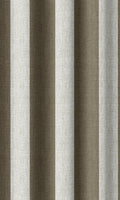 Striped Print Drapes (Mocha Brown/ White)