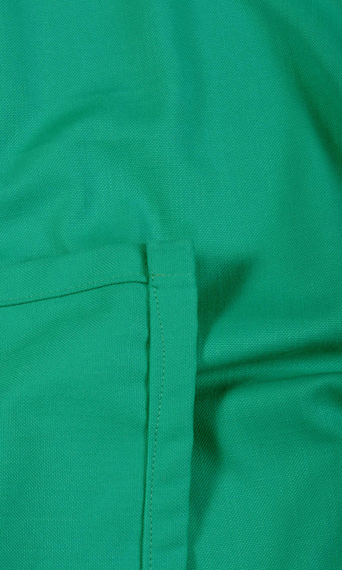 Poly-Cotton Curtains (Green) Extra Long Short Wide