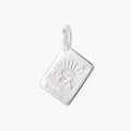 victoria postcard charm - sterling silver