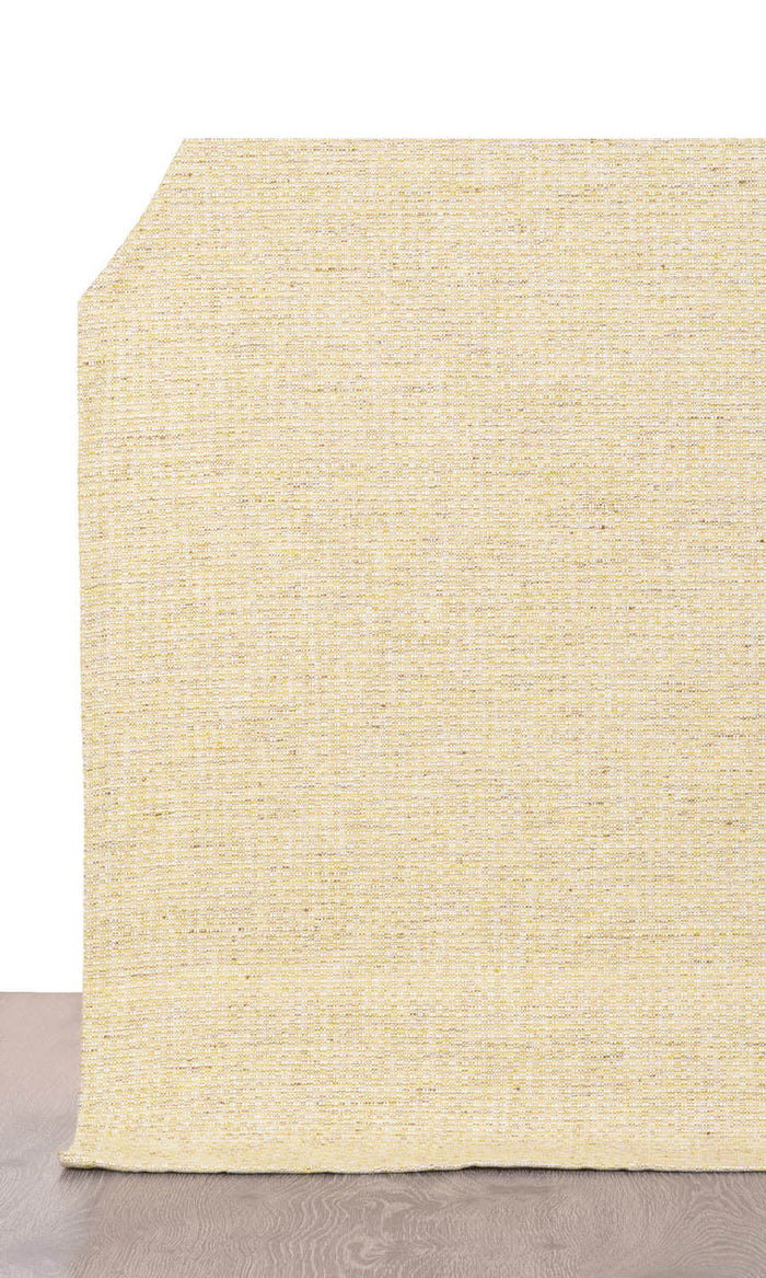Textured Poly-Cotton Curtains (Yellow) Extra Long Short Wide