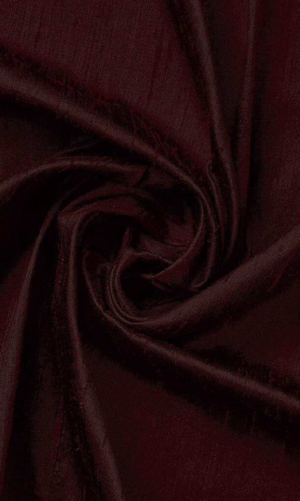 Pure Silk Drapery (Burgundy Red)