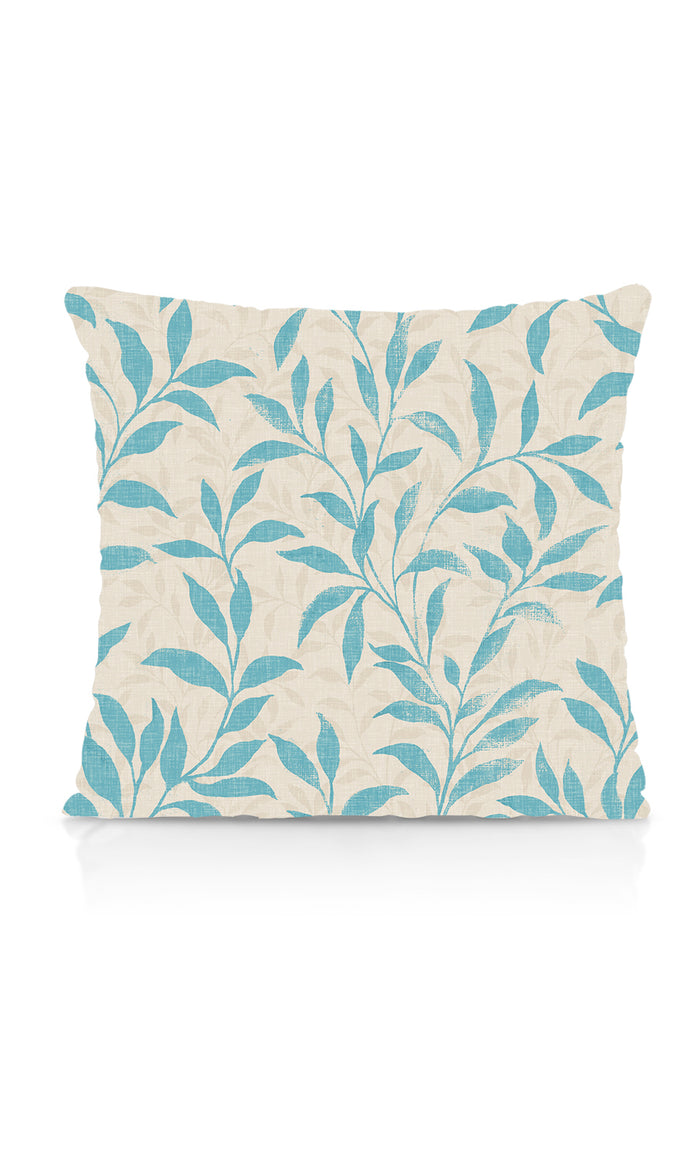 Floral Dimout Curtains (Blue/ Ivory) Extra Long Short Wide