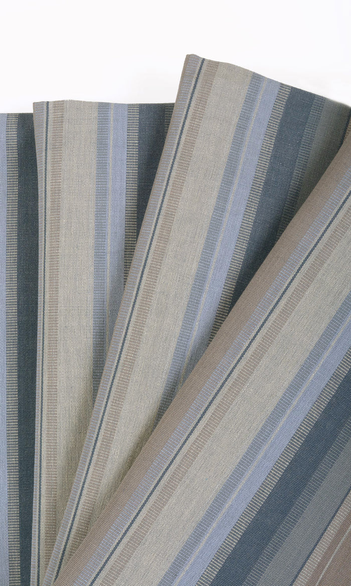 Cotton Curtains (Blue/ Brown) Extra Long Short Wide