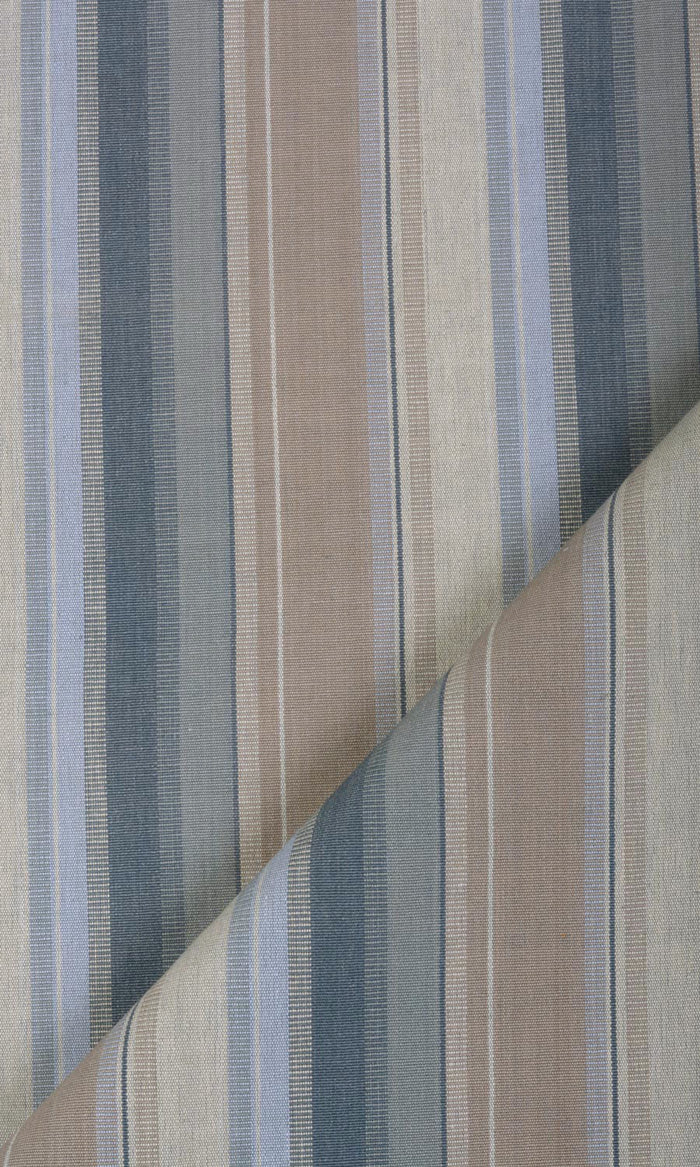 Cotton Curtains / Drapes / Window Drapery Panels (Blue/ Brown)