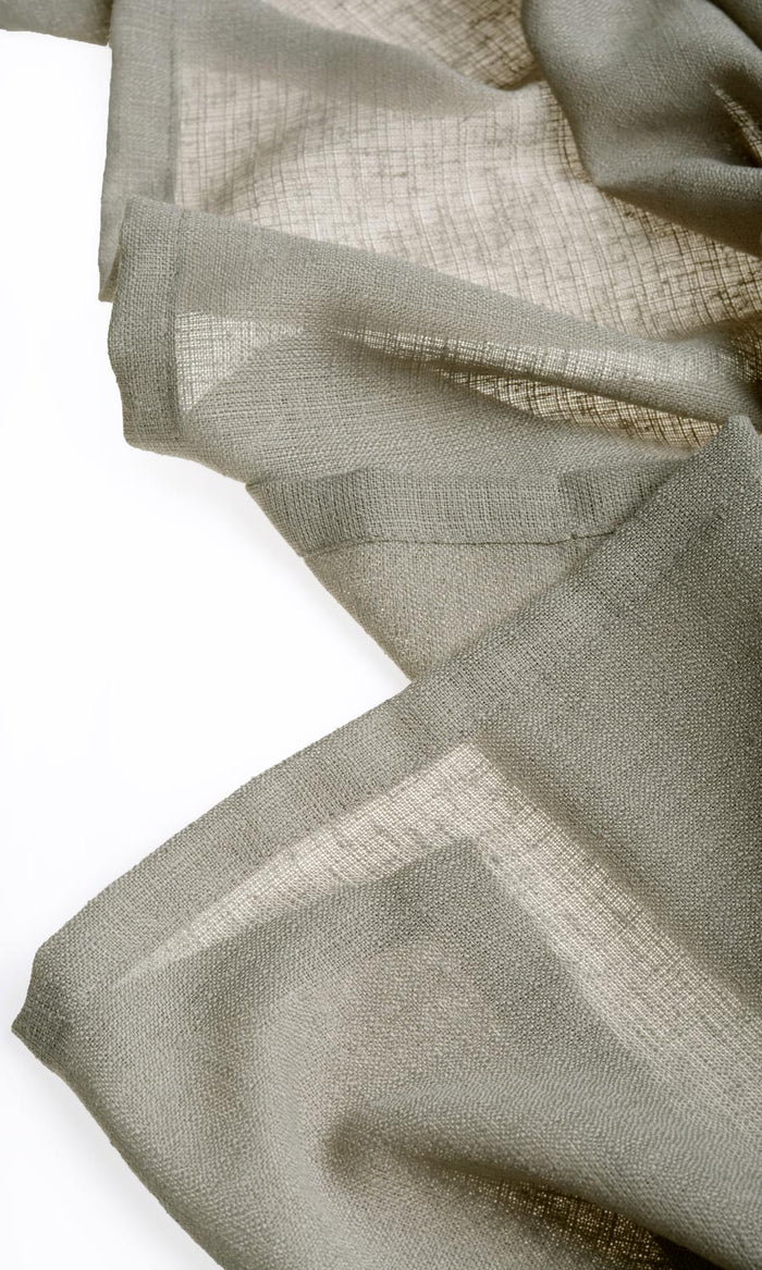 Sheer Curtains for Living, Bedroom, Kitchen, Bathroom (Taupe Grey)