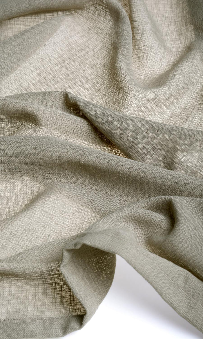 Sheer Pinch Pleat, Rod Pocket, Eyelet Curtains (Taupe Grey)