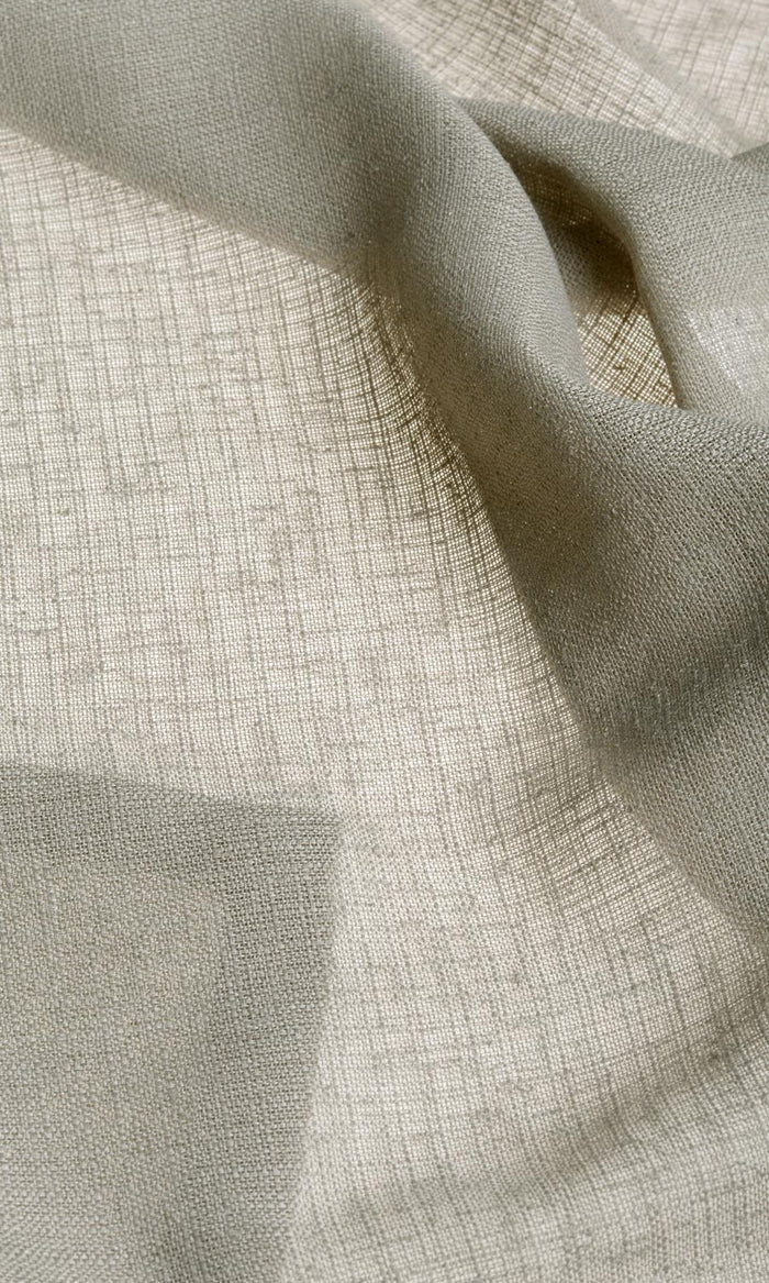 Sheer Curtains (Taupe Grey) Extra Long Short Wide