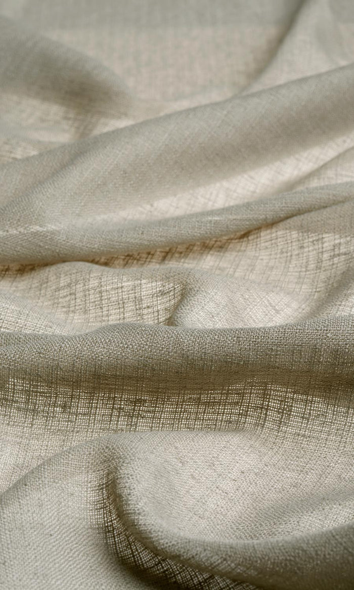 Sheer Curtains / Drapes / Window Drapery Panels (Taupe Grey)