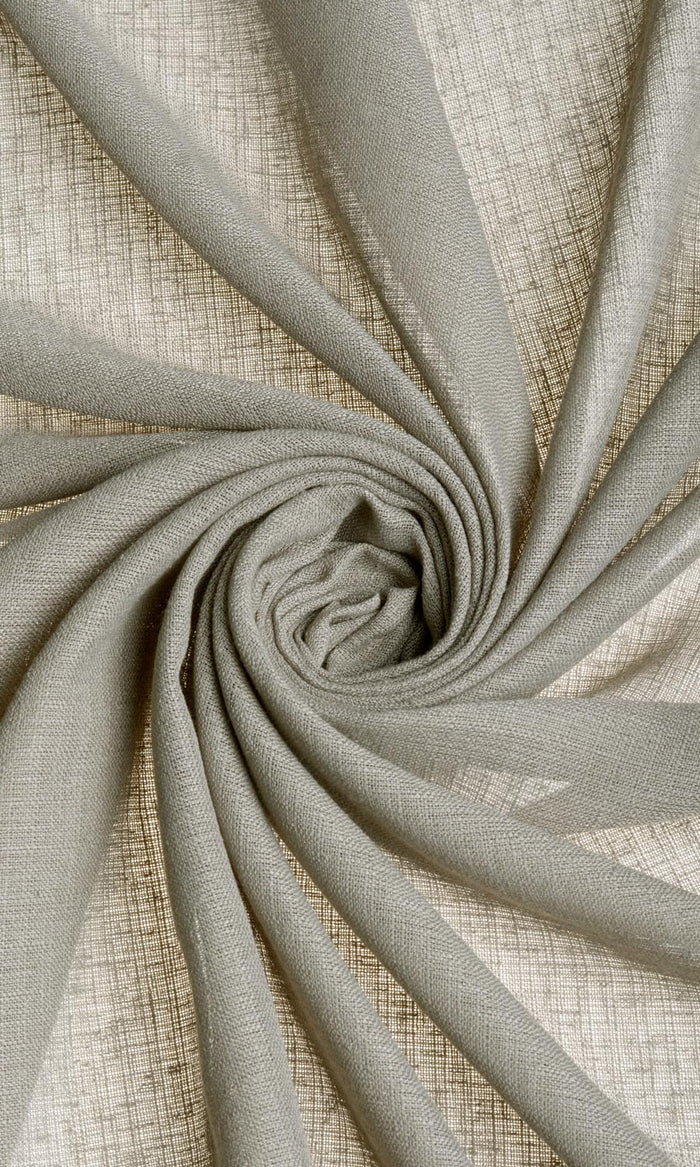 Sheer Made-to-Measure Curtains (Taupe Grey)