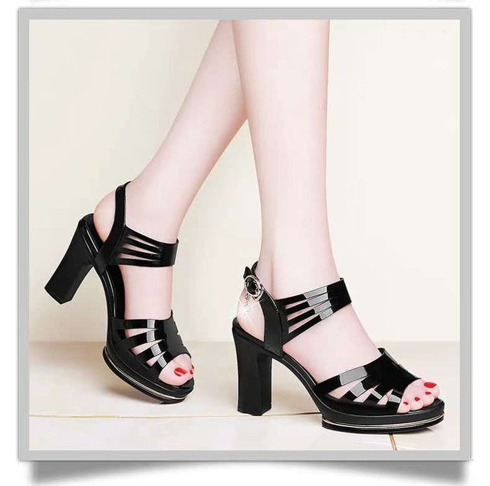 Waterproof Fish-Mouth Platform Sandals