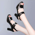 Waterproof Fish-Mouth Platform Sandals