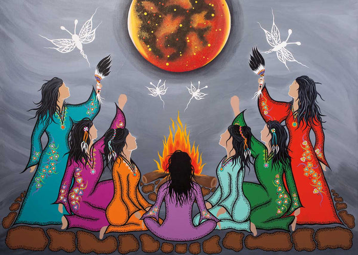 Tracey Metallic We Will See You Again Wall Art | Native Art Canada