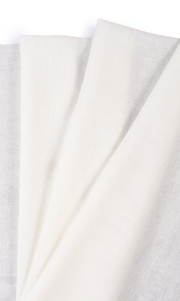 Plain Sheer Home Textile Fabric Material By the Metre (Cream)