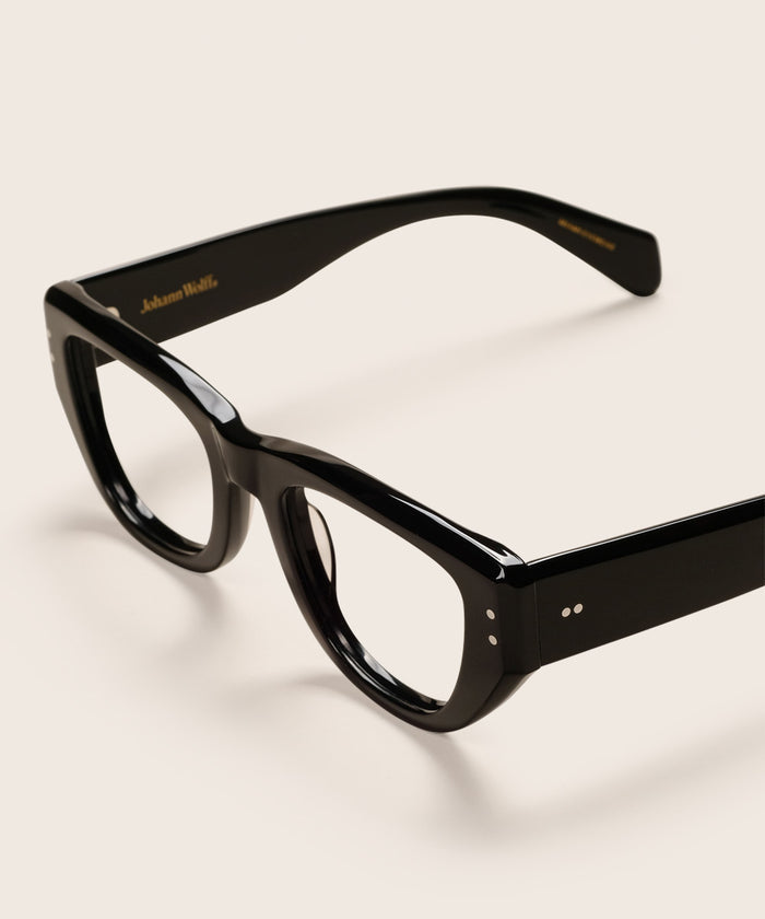 Johann Wolff Weimar Black Eyeglasses #color_black