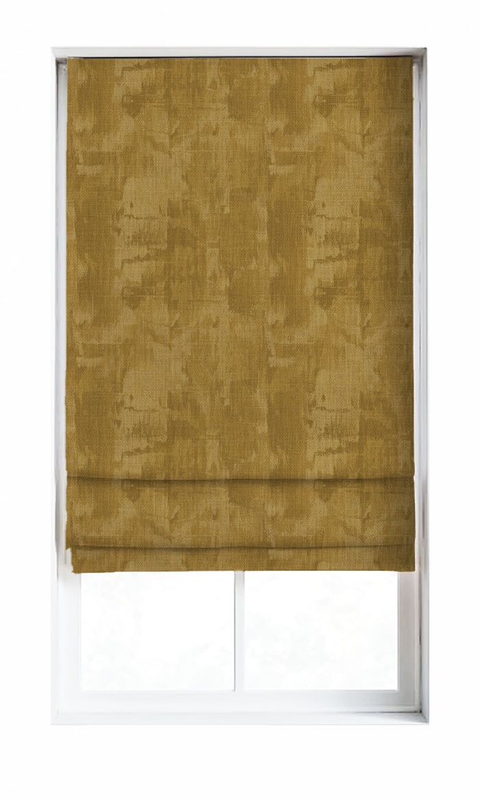 Modern Striped Home Décor Fabric By the Metre (Yellow/ Brown)