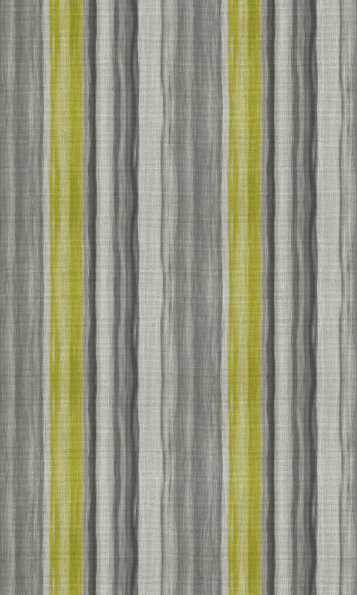 Modern Striped Drapes (Pear Green/ Grey) Extra Long Short Wide