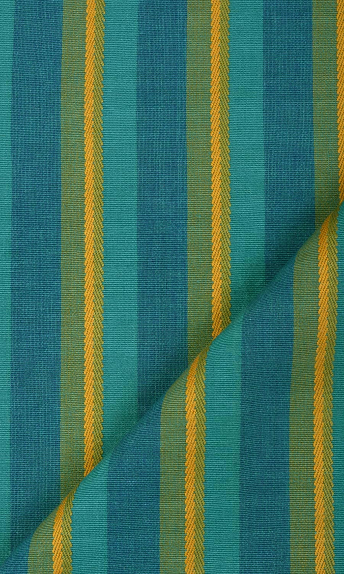 Cotton Pinch Pleat, Rod Pocket, Eyelet Curtains (Blue)