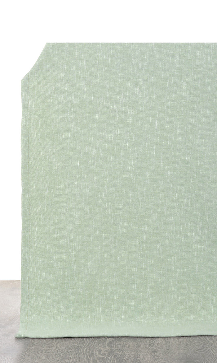 Plain Cotton Drapes (Sea Green/ Blue) Extra Long Short Wide