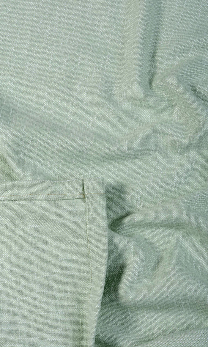 Plain Cotton Curtains / Drapes / Window Drapery Panels (Sea Green/ Blue)